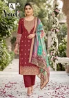 Vadi By Alok Suit Jacquard With Hand Work Dress Material 